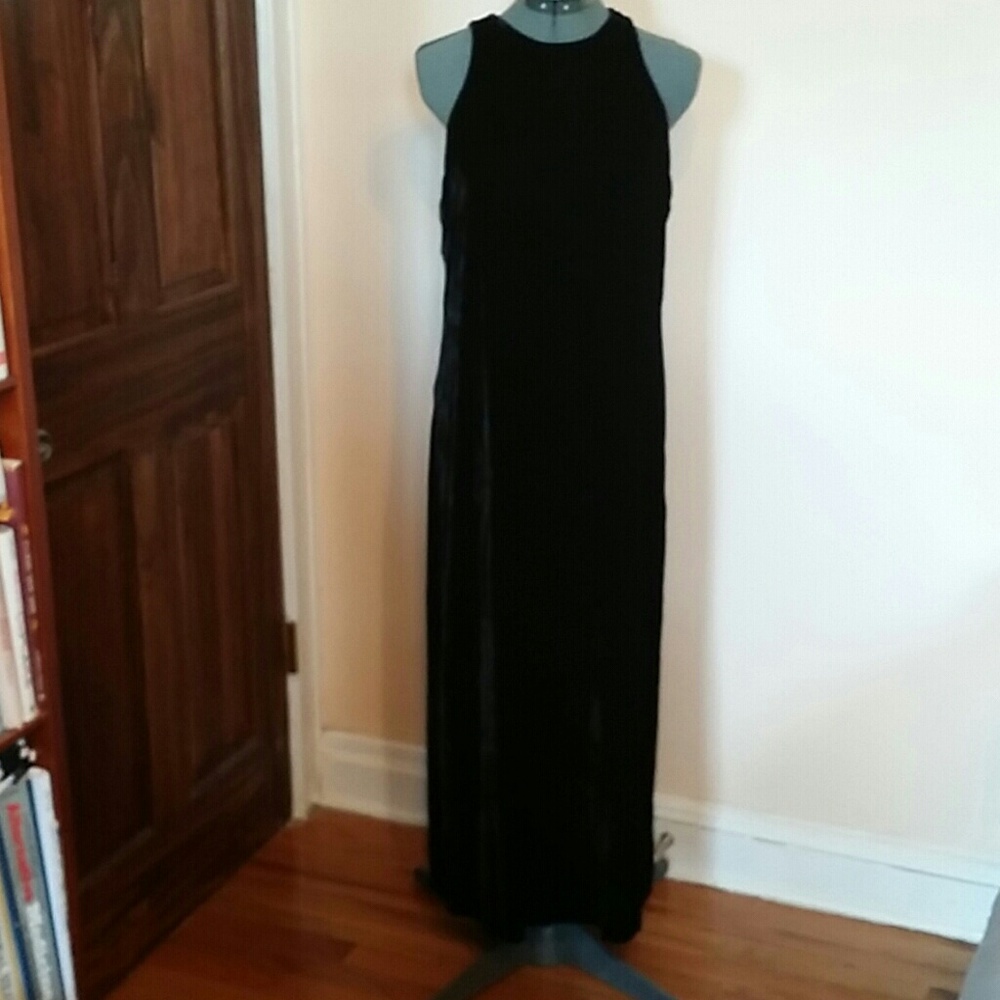 Eileen Fisher Velvet Maxi Dress